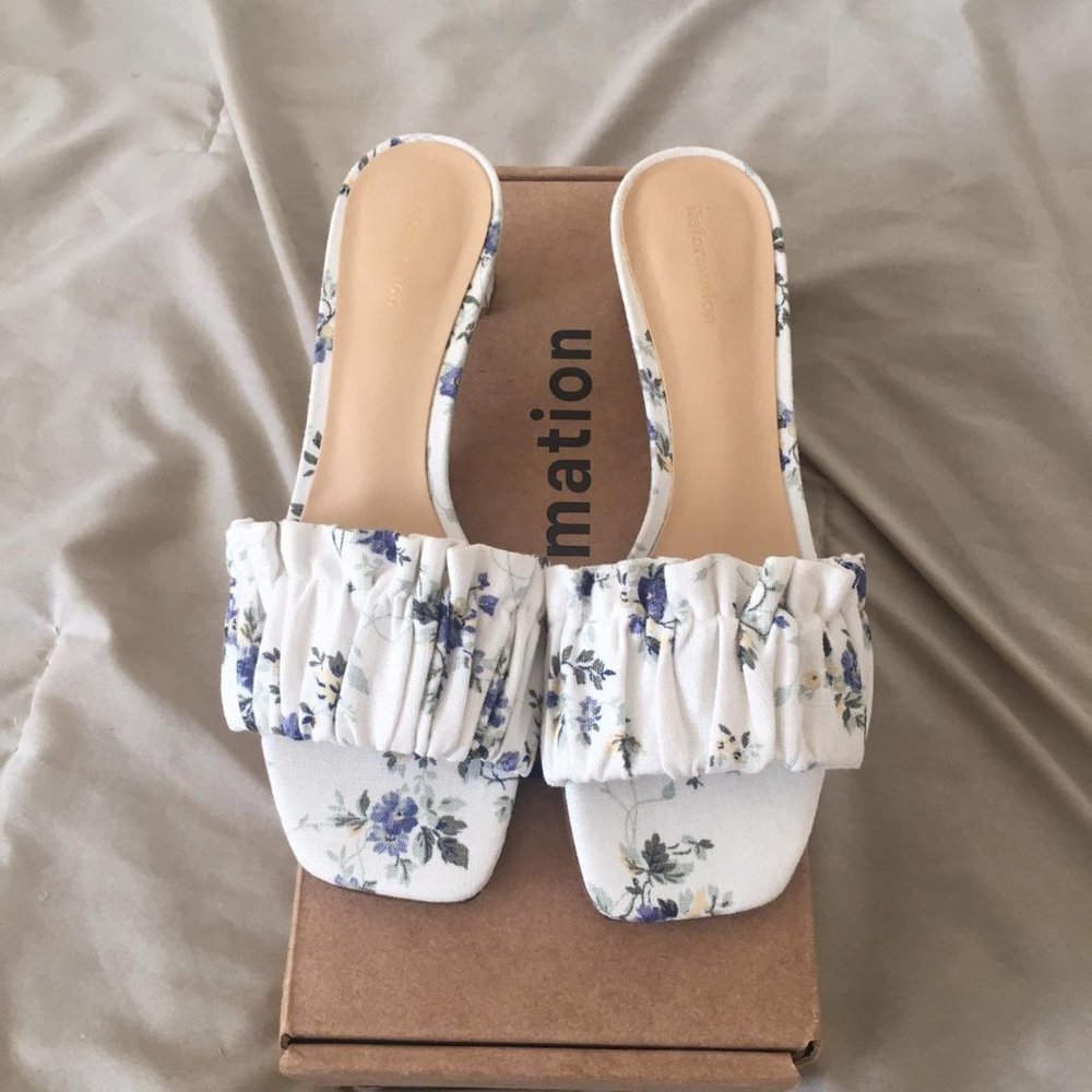 Reformation Shereen Heels in Madeline